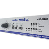 Splitter Audio Actif APB-D200 R-D, Active, Fixed installation, Audio Splitter, 2 Line inputs, 4 Outputs